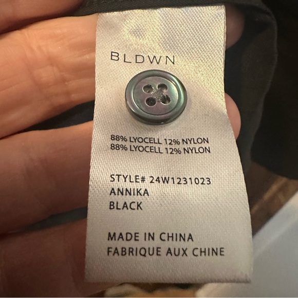 NWOT BLDWN Women's Annika Long Sleeves Button Cuff Mini DressSize L reg $189 - Picture 10 of 11